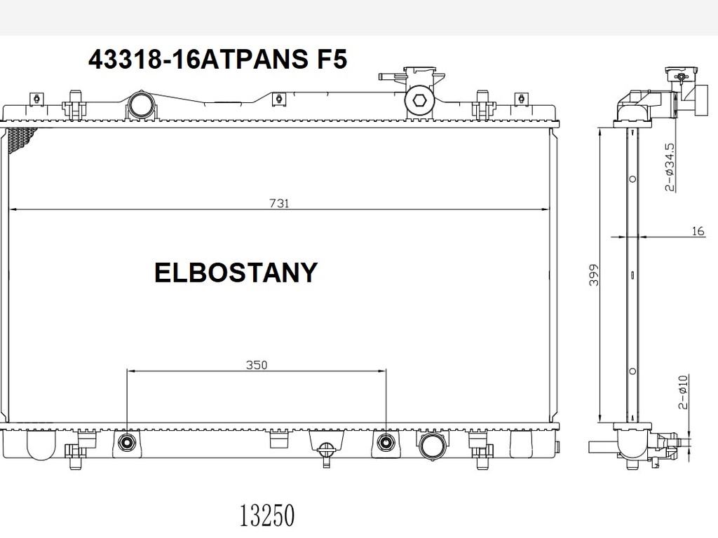 Shop | hanover auto parts radiator and condenser